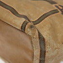 FENDI Hand Bag Nylon Beige Auth ti2956-10