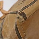 FENDI Hand Bag Nylon Beige Auth ti2956-11