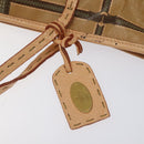 FENDI Hand Bag Nylon Beige Auth ti2956-14