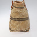 FENDI Hand Bag Nylon Beige Auth ti2956-4