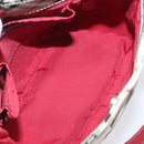 BURBERRY Nova Check Blue Label Hand Bag Nylon Beige Auth ti2957-12