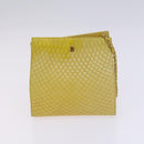 TORY BURCH Bally Tote Bag PVC Leather 2Set Black Yellow Auth ti2961-10