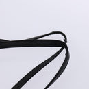 TORY BURCH Bally Tote Bag PVC Leather 2Set Black Yellow Auth ti2961-6