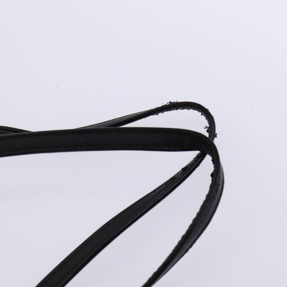 TORY BURCH Bally Tote Bag PVC Leather 2Set Black Yellow Auth ti2961