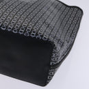 TORY BURCH Bally Tote Bag PVC Leather 2Set Black Yellow Auth ti2961-8