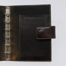 FENDI Zucca Canvas Day Planner Cover Brown Black Auth ti2962-16