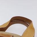 Burberrys Nova Check Blue Label Hand Bag Canvas Brown Auth ti2966-8