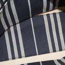 BURBERRY Shoulder Bag Canvas Navy Silver Auth ti2969-11