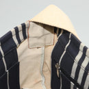 BURBERRY Shoulder Bag Canvas Navy Silver Auth ti2969-19