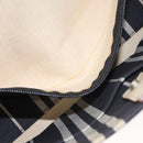 BURBERRY Shoulder Bag Canvas Navy Silver Auth ti2969-21