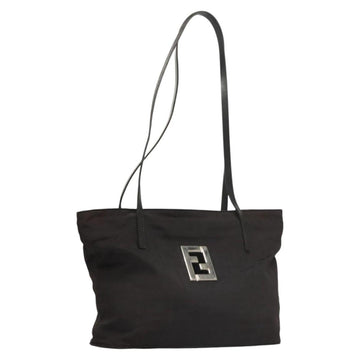 FENDI Zucca Canvas Tote Bag Black Auth ti2972