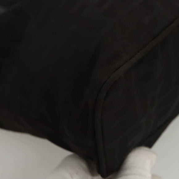 FENDI Zucca Canvas Tote Bag Black Auth ti2972