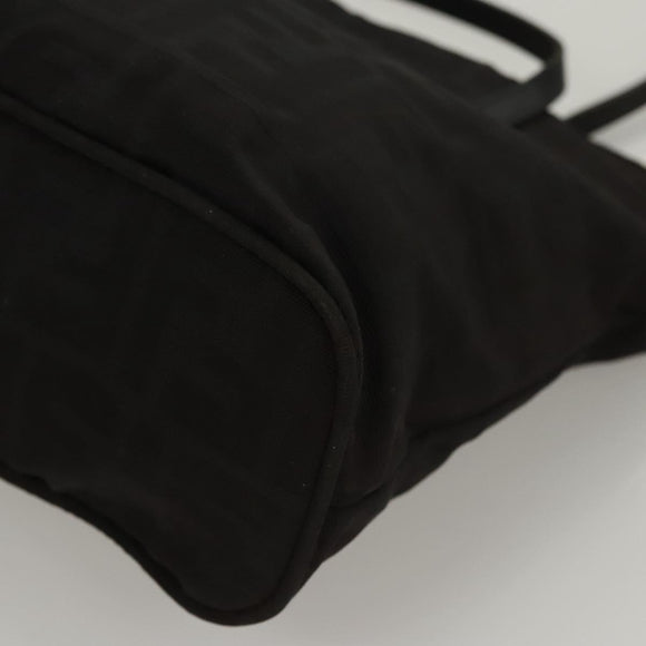 FENDI Zucca Canvas Tote Bag Black Auth ti2972