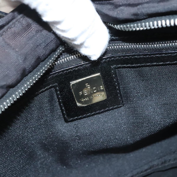 FENDI Zucca Canvas Tote Bag Black Auth ti2972