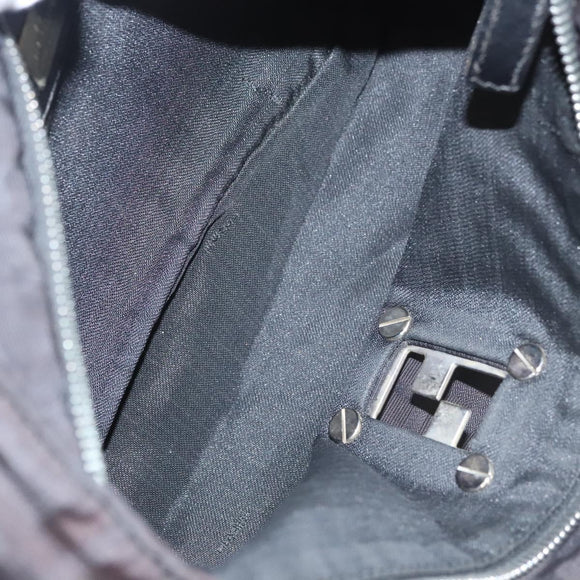 FENDI Zucca Canvas Tote Bag Black Auth ti2972