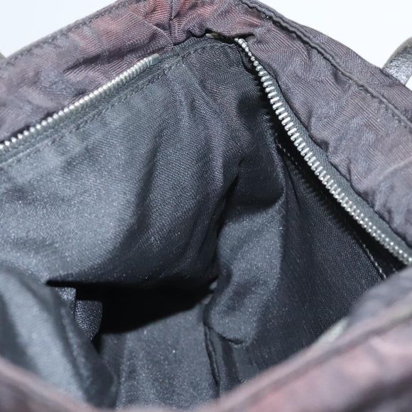 FENDI Zucca Canvas Tote Bag Black Auth ti2972