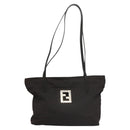 FENDI Zucca Canvas Tote Bag Black Auth ti2972-13