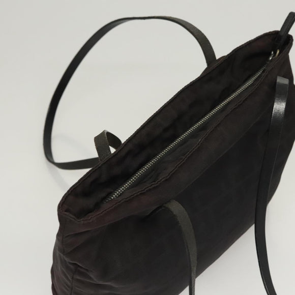 FENDI Zucca Canvas Tote Bag Black Auth ti2972