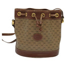 GUCCI Micro GG Supreme Shoulder Bag Beige Gold 007 86 0044 Auth ti2975-13