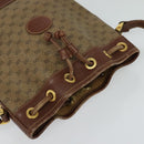 GUCCI Micro GG Supreme Shoulder Bag Beige Gold 007 86 0044 Auth ti2975-6