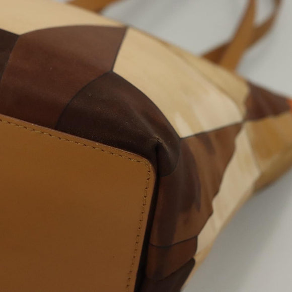 GUCCI Hand Bag Nylon Brown 002 9099 Auth ti2976