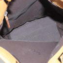 GUCCI Hand Bag Nylon Brown 002 9099 Auth ti2976-16