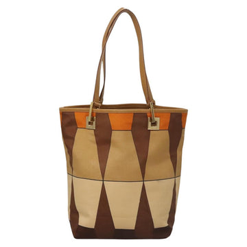 GUCCI Hand Bag Nylon Brown 002 9099 Auth ti2976 - 0