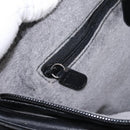 GUCCI Hand Bag Suede 2way Black Silver Auth ti2978-23