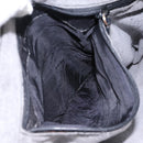 GUCCI Hand Bag Suede 2way Black Silver Auth ti2978-24