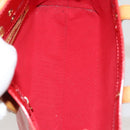 LOUIS VUITTON Monogram Vernis Reade PM Hand Bag Red Rouge M91088 LV Auth ti2980-11