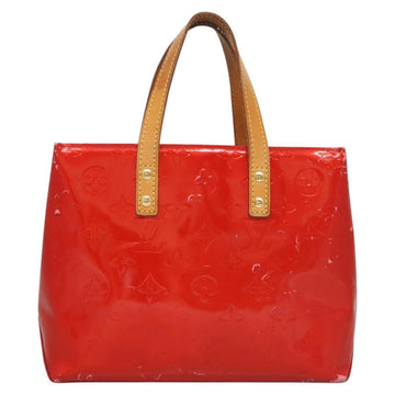 LOUIS VUITTON Monogram Vernis Reade PM Hand Bag Red Rouge M91088 LV Auth ti2980 - 0