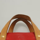 LOUIS VUITTON Monogram Vernis Reade PM Hand Bag Red Rouge M91088 LV Auth ti2980-14
