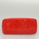LOUIS VUITTON Monogram Vernis Reade PM Hand Bag Red Rouge M91088 LV Auth ti2980-5