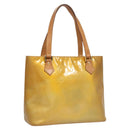 LOUIS VUITTON Monogram Vernis Houston Hand Bag Gris M91053 LV Auth ti2981-1