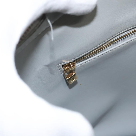 LOUIS VUITTON Monogram Vernis Houston Hand Bag Gris M91053 LV Auth ti2981