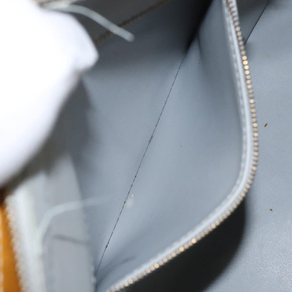 LOUIS VUITTON Monogram Vernis Houston Hand Bag Gris M91053 LV Auth ti2981