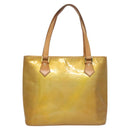 LOUIS VUITTON Monogram Vernis Houston Hand Bag Gris M91053 LV Auth ti2981-2