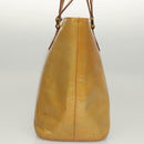 LOUIS VUITTON Monogram Vernis Houston Hand Bag Gris M91053 LV Auth ti2981-4