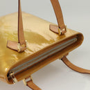 LOUIS VUITTON Monogram Vernis Houston Hand Bag Gris M91053 LV Auth ti2981-6