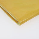 LOUIS VUITTON Monogram Vernis Kenmare Pouch Yellow M91060 LV Auth ti2982-14