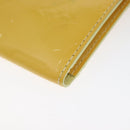 LOUIS VUITTON Monogram Vernis Kenmare Pouch Yellow M91060 LV Auth ti2982-15