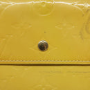 LOUIS VUITTON Monogram Vernis Kenmare Pouch Yellow M91060 LV Auth ti2982-17