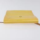 LOUIS VUITTON Monogram Vernis Kenmare Pouch Yellow M91060 LV Auth ti2982-6