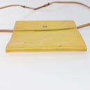LOUIS VUITTON Monogram Vernis Kenmare Pouch Yellow M91060 LV Auth ti2982-5