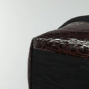 PRADA Hand Bag Nylon Black Gold Auth ti2990-9