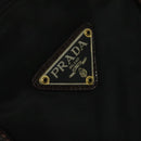 PRADA Hand Bag Nylon Black Gold Auth ti2990-10