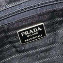 PRADA Hand Bag Nylon Black Gold Auth ti2990-17