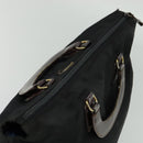 PRADA Hand Bag Nylon Black Gold Auth ti2990-6