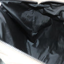PRADA Sports Tote Bag Nylon Beige Silver Auth ti2991-20