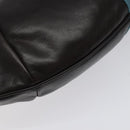 BALLY Shoulder Bag Leather Dark Brown Auth ti2993-16